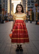 Disney Size 4-6X Encanto Dolores Madrigal Costume Dress