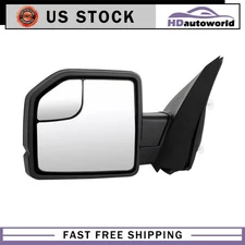 Left Driver Side Power Mirror For 2015-2020 Ford F-150 F150 Black