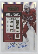 2020 Panini Contenders Wild Card Ticket Chris Streveler #266 Rookie Auto RC 0c6. rookie card picture