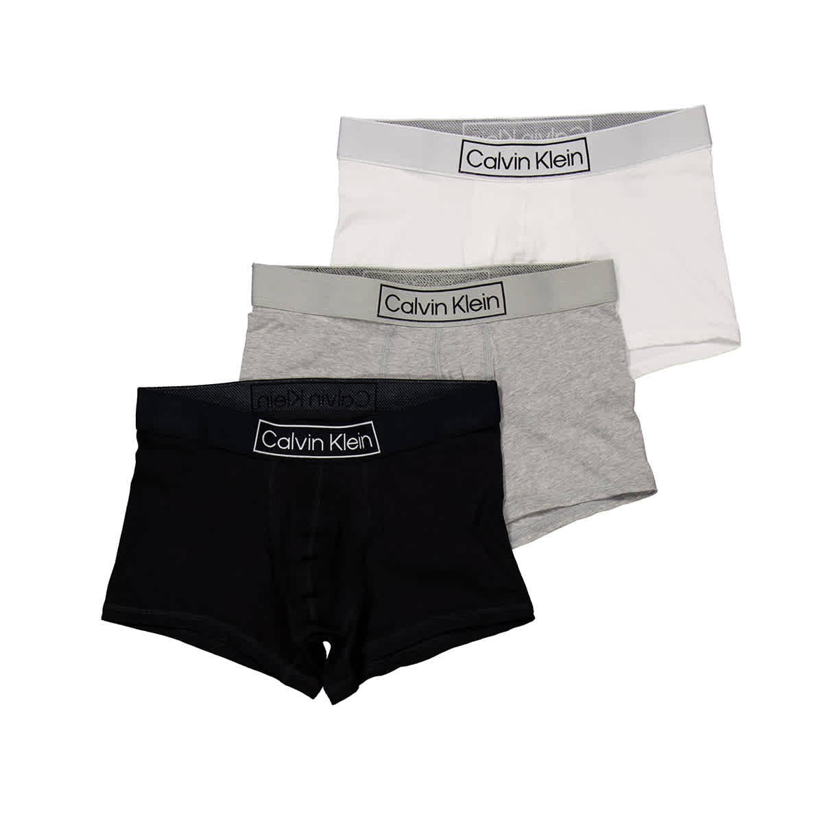 Calvin Klein 3 Pack Reimagine Heritage Cotton Trunks, Size Small
