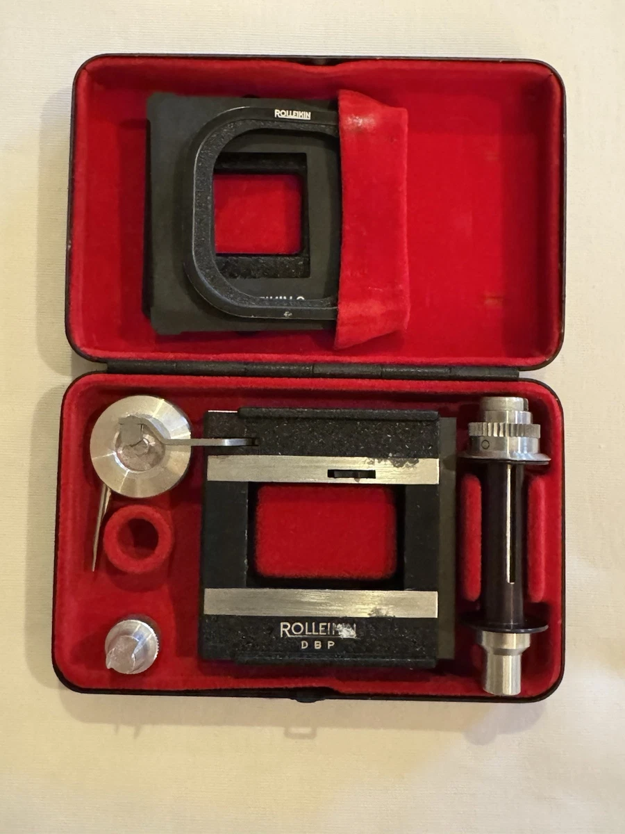 ★希少★ Rollei ROLLEIKIN C Rollei Rolleikin 1 35mm Film Adapter for TLR w/Box, Full Kit, VG++
