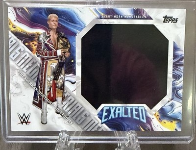 2025 Topps WWE Exalted - The American Nightmare Cody Rhodes Mega Materials Relic