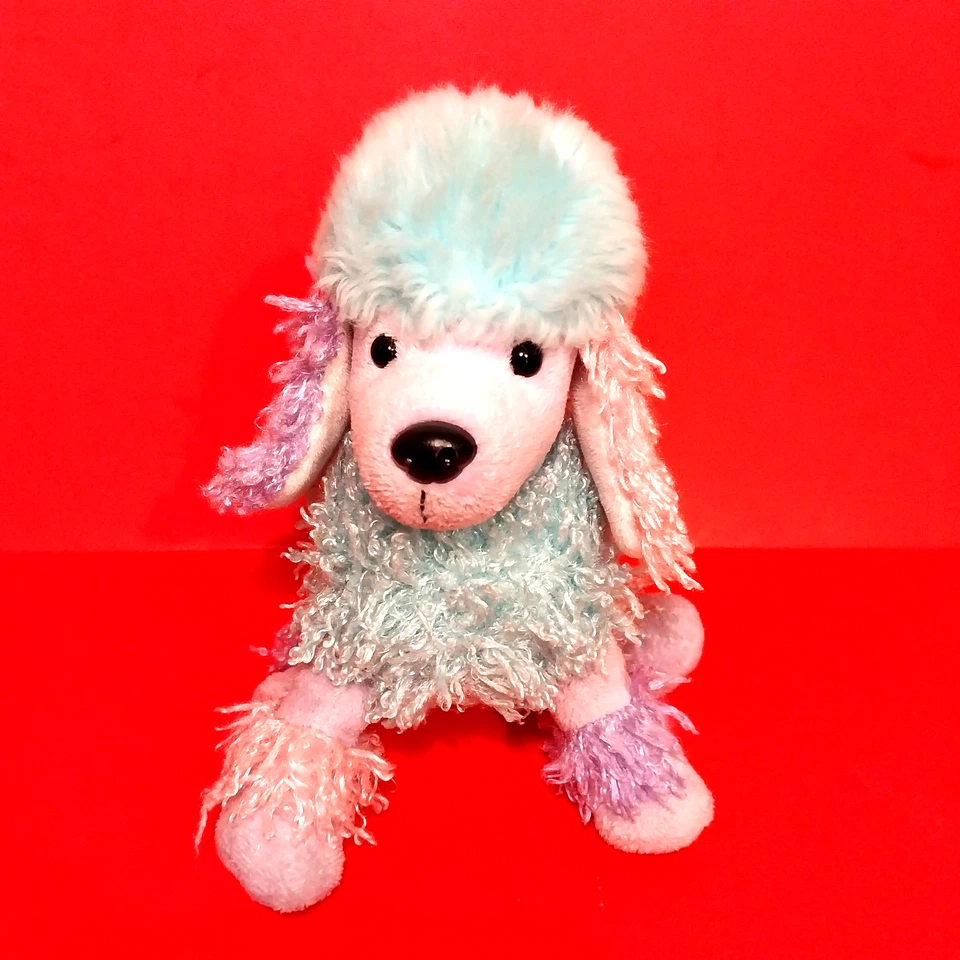 Webkinz Poofy Poodle Stuffed Plush Dog No Code Ganz HM708 French Kids Toy Animal - Image 2 of 4