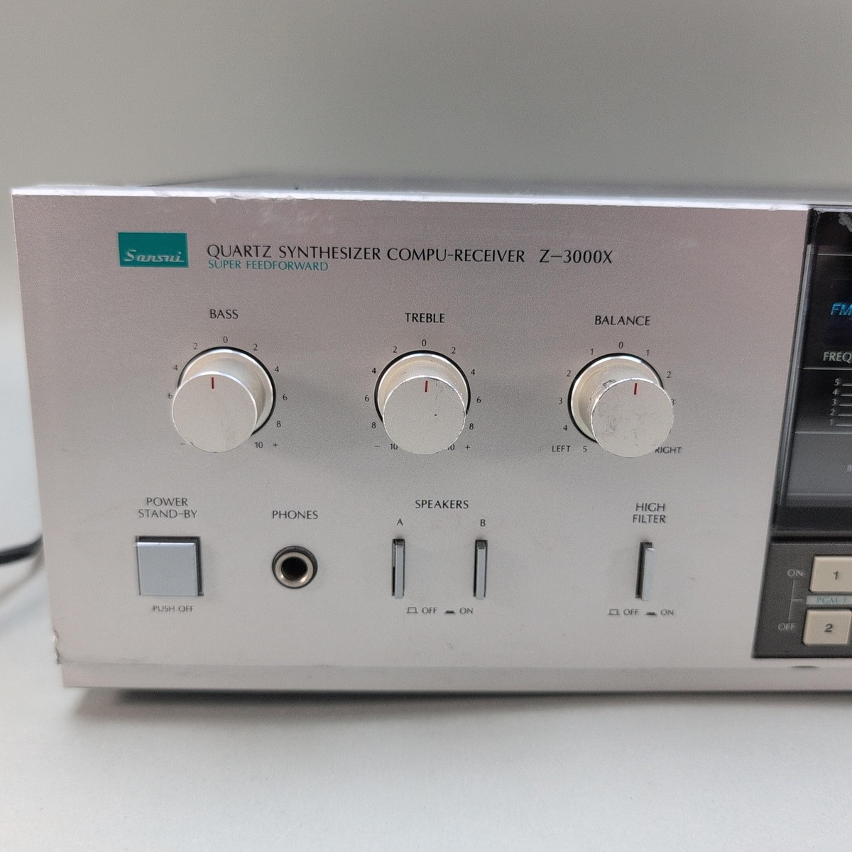 Vintage Sansui Z-3000X Quartz Synthesizer Stereo Receiver AM/FM