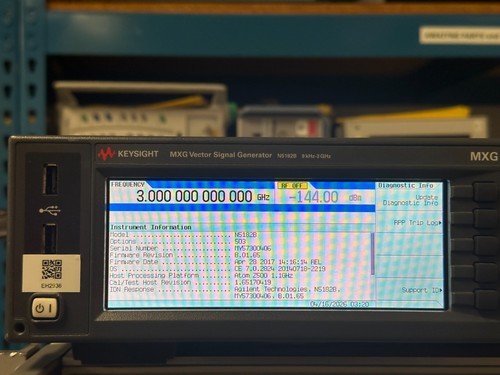 Agilent/Keysight N5182B MXG Generatore di Segnale Vector, 9 kHz - 3 GHz (Opt 503) - Foto 6 di 6