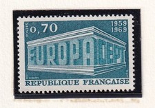 🦬Timbre France N°1599 -Luxe ** Europa -  MNH** - 1969🦬