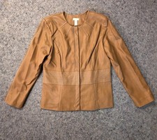 VTG "Chico's" Women's Light 100 Viscose Jacket Size 1
