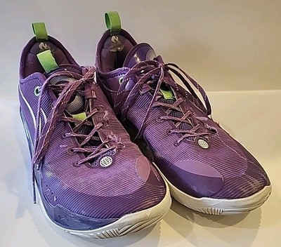Li Ning Way of Wade 808 2 Basketball Shoes Lavender USMens Sz 12 EU 46 1/2 READ