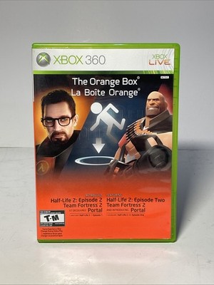 The Orange Box Half Life 2 (Microsoft Xbox 360, 2007) CIB Complete w/ Manual