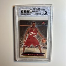 Lebron James Rookie 2003-04 Ultra #171 RC Card NBA Lakers Cavs Heat GEM MINT 10. rookie card picture