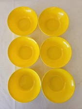 Vintage TEXAS WARE Melmac Melamine Yellow Bowls - 5"