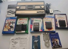 Vintage 1981 Mattel Intellivision Console 2609 With Games Manuals Lot