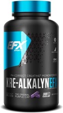 EFX Sports Kre-Alkalyn Creatine Monohydrate Capsules 120 Capsules