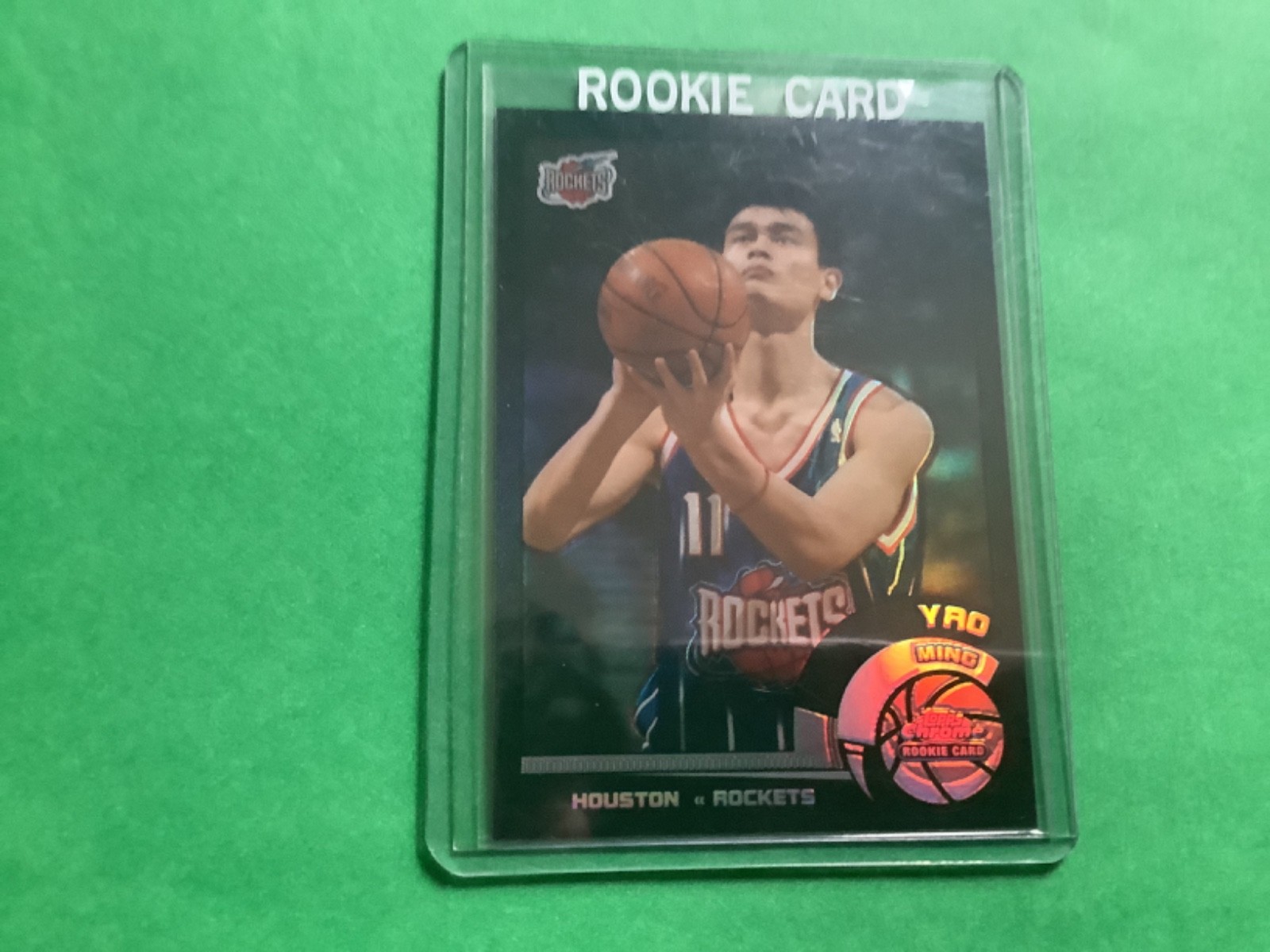2002 Topps Chrome RC YAO MING Refractor 42/99