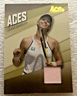 2007 Ace Authentic Signature Series - Elena Dementieva Match Jersey - Relic AC-9