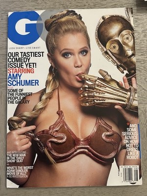 August 2015 Amy Schumer GQ Magazine Star Wars C3PO Comedy Issue