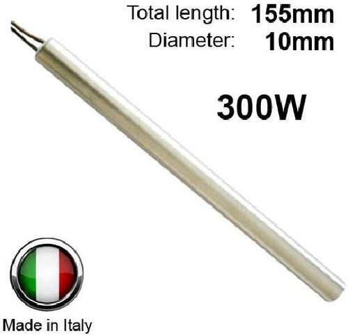 RESISTENZA CANDELETTA ACCENSIONE STUFA A PELLET 300W 155mm 10mm RAVELLI - TMC - - Foto 2 di 2
