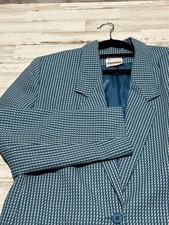 Vintage suit jacket blazer mens Medium country suburbans USA made blue spring 16