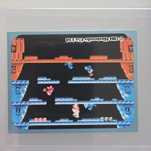 1984 Nintendo Card #113 Ice Climber Popo Nana Vintage Japanese Card Retro