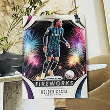 Panini 2020-21 Prizm Fireworks Rookie Hélder Costa #14 Leeds United Soccer