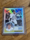 2018 Topps Chrome Aaron Judge #83T-1 1983 35th anniversary card Refractor mint