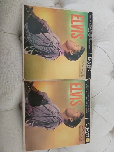 2 1956 eps ELVIS PRESLEY Elvis Volume I EPA-992 & Elvis Volume II EPA-993 nice