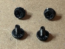 Lot 4 Black Phillips OEM Dell OptiPlex Power Supply Motherboard Mounting Screws