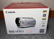 Canon iVIS HF M51 Red HD Digital Video Camera Camcorder 10x Optical zoom w/Box