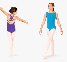 New Leotard Theatricals TH5527 Adult Sizes Red or Black Ballet