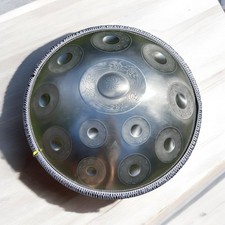 Tetra Handpan Drum D Kurd Sun BIrd 12 note 440Hz 22' Best Steel Principianti