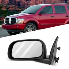 Driver Hand Side For 2004-2009 Dodge Durango Black Mirror Power Heated Fold