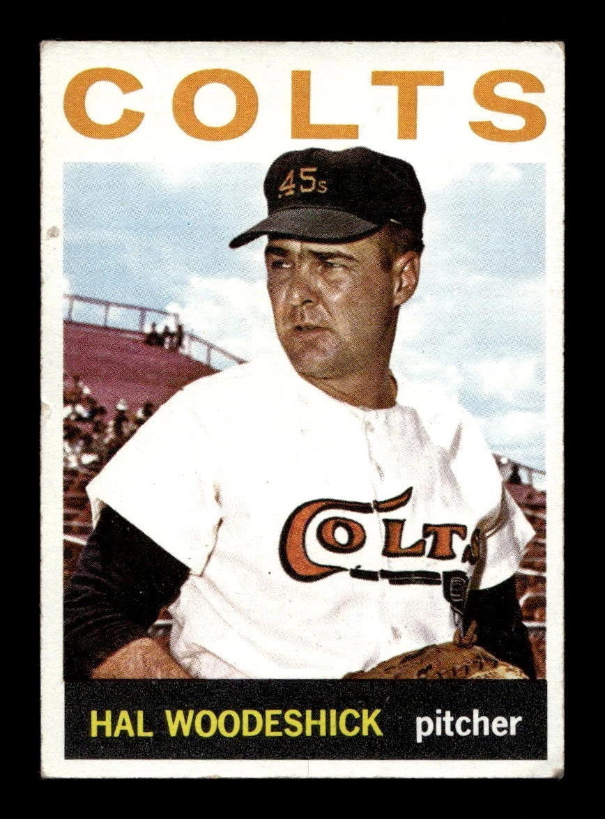 1964 Topps #370 Hal Woodeshick Colt .45's VG-EX+ *e5