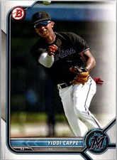2022 Bowman Draft #BD-96 Yiddi Cappe Miami Marlins
