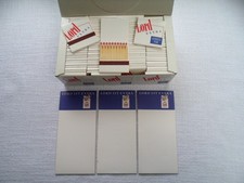 100 Streichholzbriefchen + 3 Kellner Block