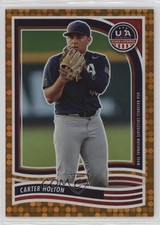 2024 Panini Stars and Stripes Orange 13/75 Carter Holton #26 01uj