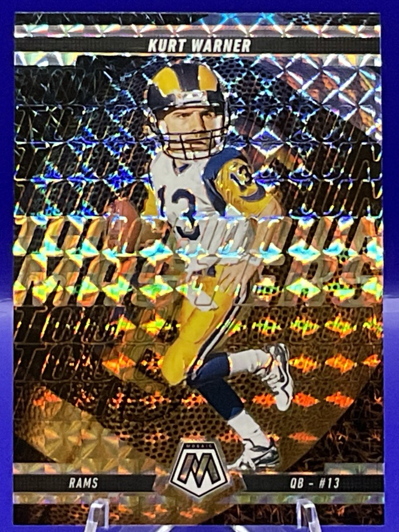 2025 Panini Mosaic - Touchdown Masters Kurt Warner #19 Mosaic Prizm
