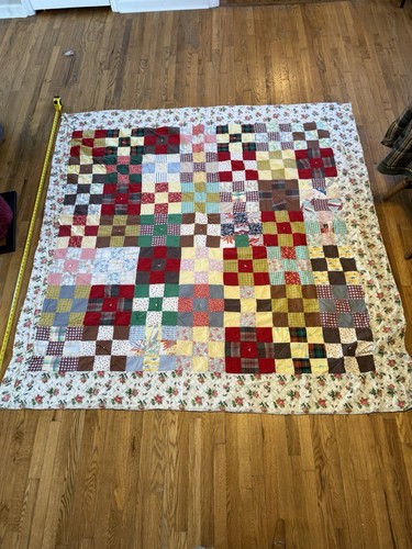 Vintage Amish Handarbeit Patchwork Quilt Lancaster, PA