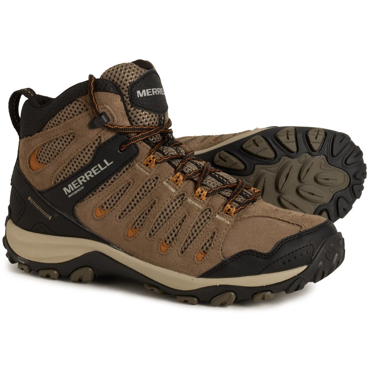 Merrell Crosslander 3 Mid Waterproof Hiking Boots, Men (Pick  display picture 1