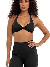 Vulcinity Athletic Apparel Women's OG Sports Bra Buttery Soft Strappy Twist Vulcinity Athletic Apparel Women's OG Sports Bra Buttery Soft Strappy Twist - Image 1