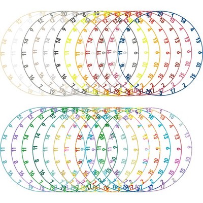 Precise180 Dart One Piece Lasercut Numern Ring Zahlenring Ersatz-Nummernring  