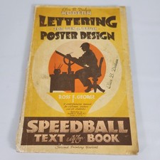 Modern Lettering for Pen  Brush Poster Design Speedball Textbook 13th ed. 1938