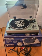 Gemini XL-500 II Direct Drive DJ Turntable - Complete w/ Original Box  Shure Ca
