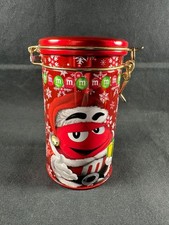 M&M's Merry Christmas Tin Red