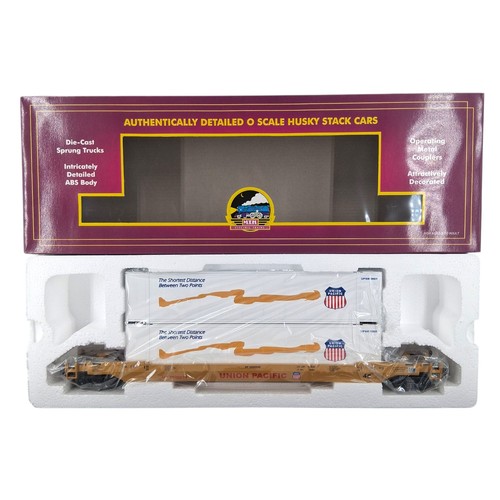 MTH Electric Trains O Scale #20-95007 Union Pacific Husky Stack Car L/N In Box - Picture 4 of 9