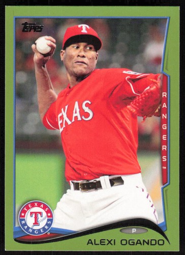 2014 Topps Green #422 Alexi Ogando - FREE SHIP