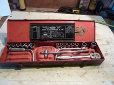 Gordon Socket & Attachment set No. 488 1/2" Sq drive Garage Workshop Tools  Used