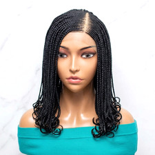 Glueless Braided Wig. Handmade Cornrow Braids. Full Lace Baby Hair