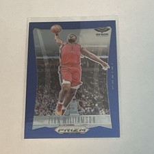 2023-24 Prizm Deca Zion Williamson /149 Blue Prizm #14 Pelicans