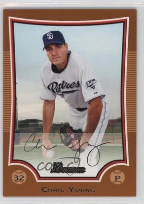 2009 Bowman Orange 73/250 Chris Young #135 0b5