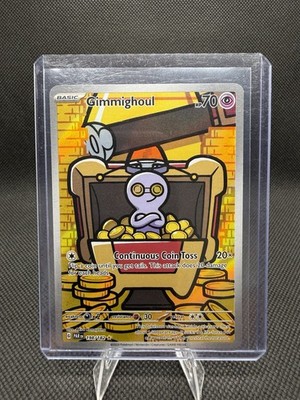 Gimmighoul (Illustration Rare Full Art) 198/182 SV04: Paradox Rift Holo |  eBay